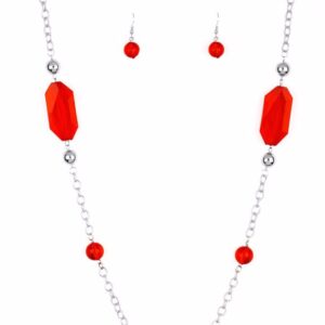 Crystal Charm - Red