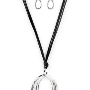 Long OVAL-due - Black
