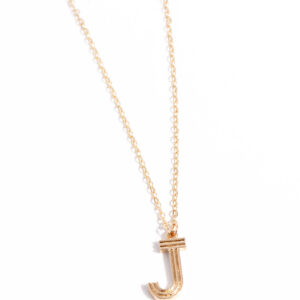 Leave Your Initials - Gold - J